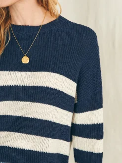 Faherty Brand Miramar Linen Crew Sweater -^Women Sweaters