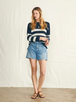 Faherty Brand Miramar Linen Crew Sweater -^Women Sweaters