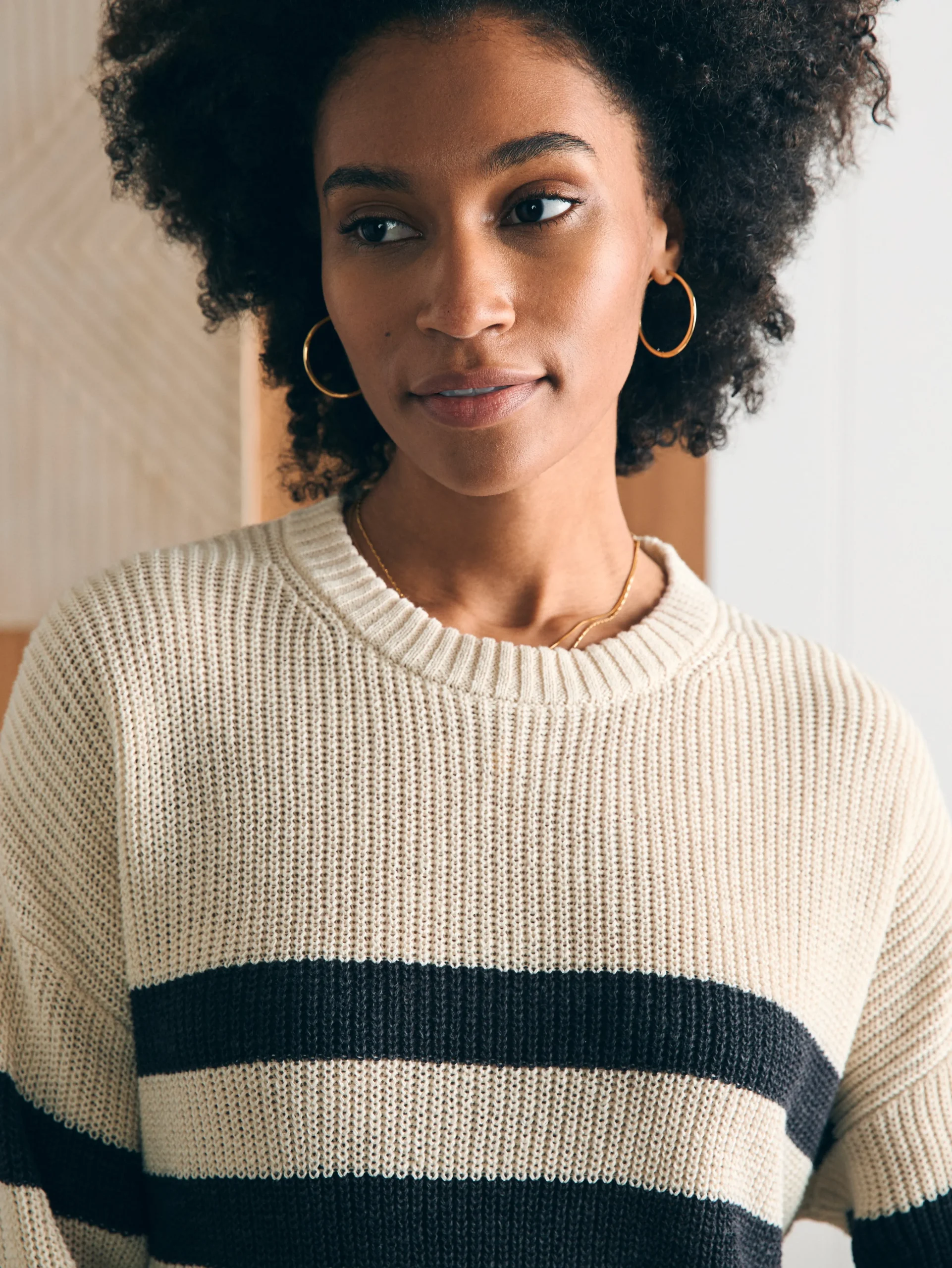 Faherty Brand Miramar Linen Crew Sweater -^Women Sweaters