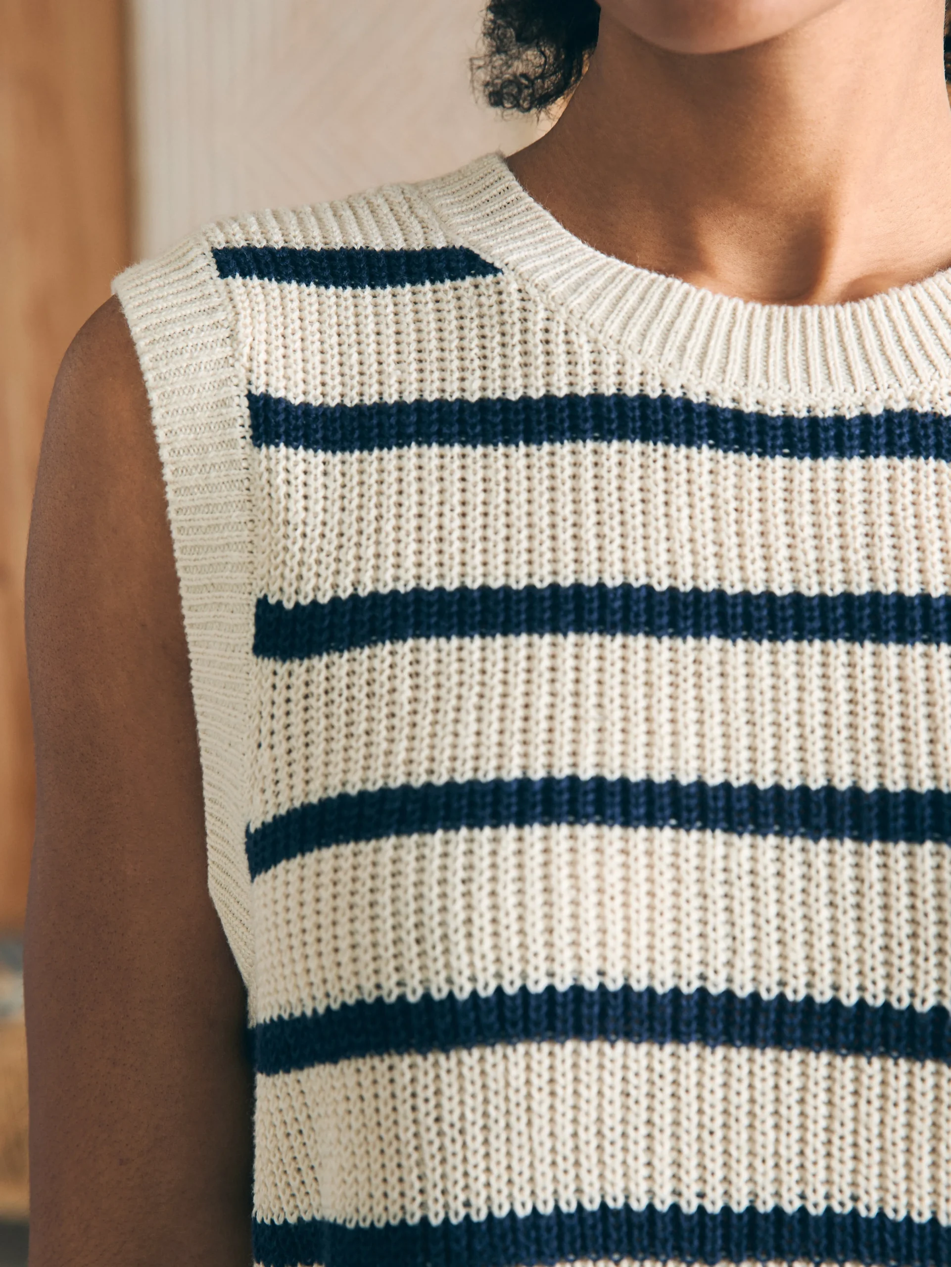 Faherty Brand Miramar Linen Muscle Tank -^Women Sweaters