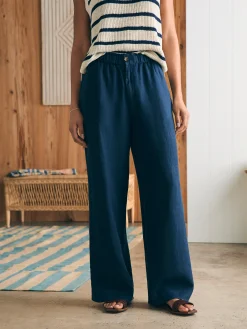 Faherty Brand Monterey Linen Pant -^Women Pants