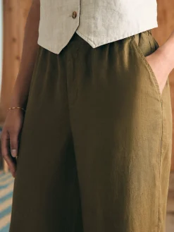 Faherty Brand Monterey Linen Pant -^Women Pants