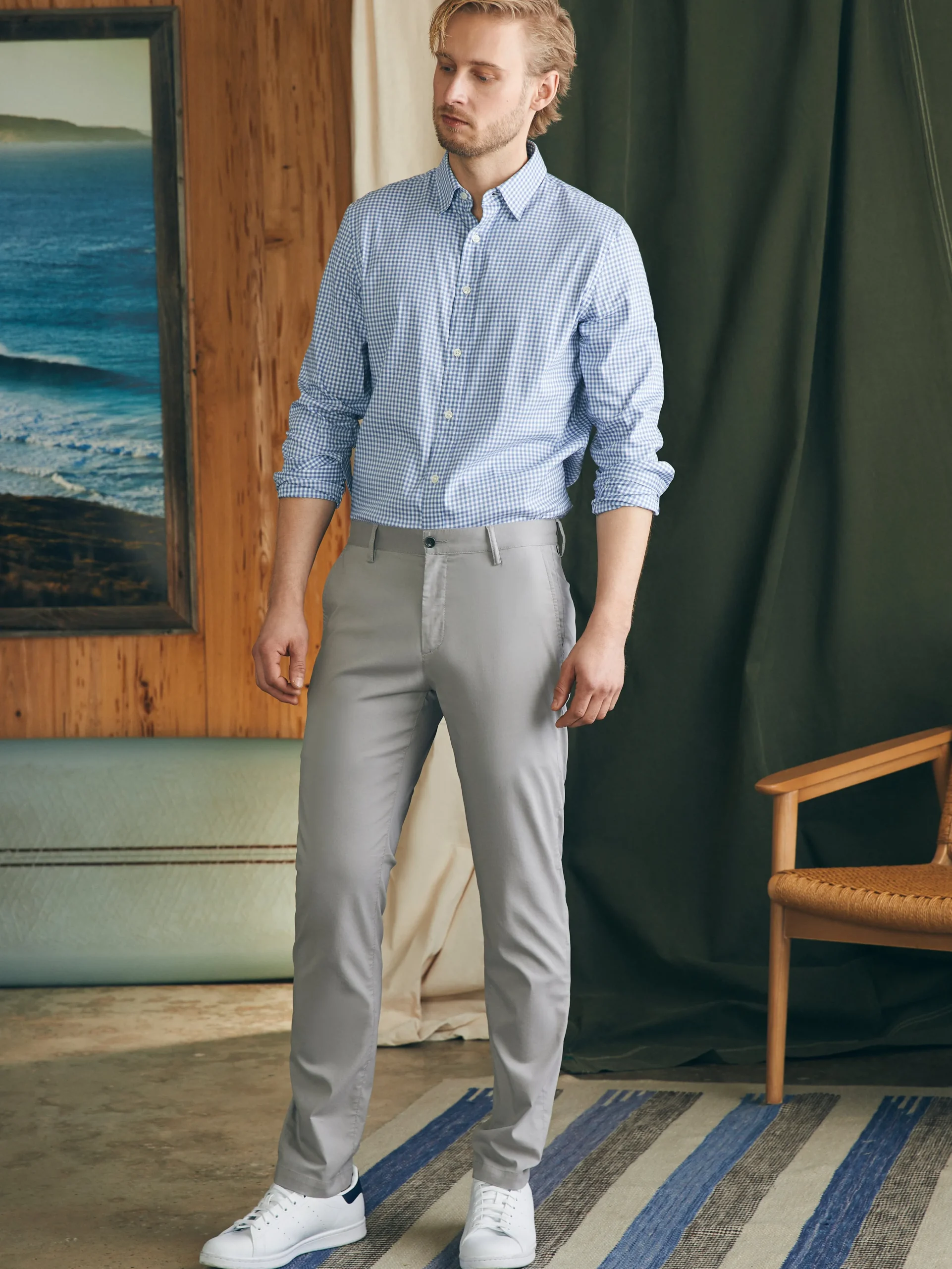 Faherty Brand Movement™ Chino Pant (32" Inseam) -^ Pants