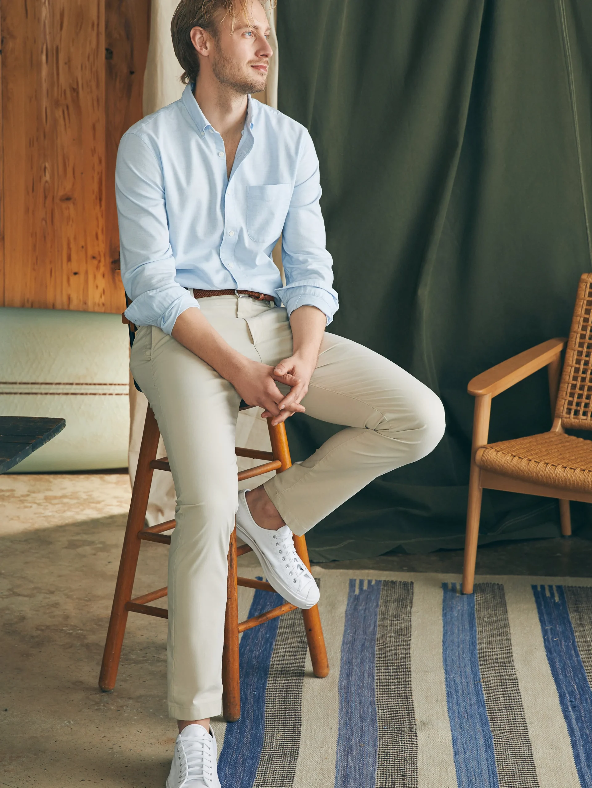 Faherty Brand Movement™ Chino Pant (32" Inseam) -^ Pants