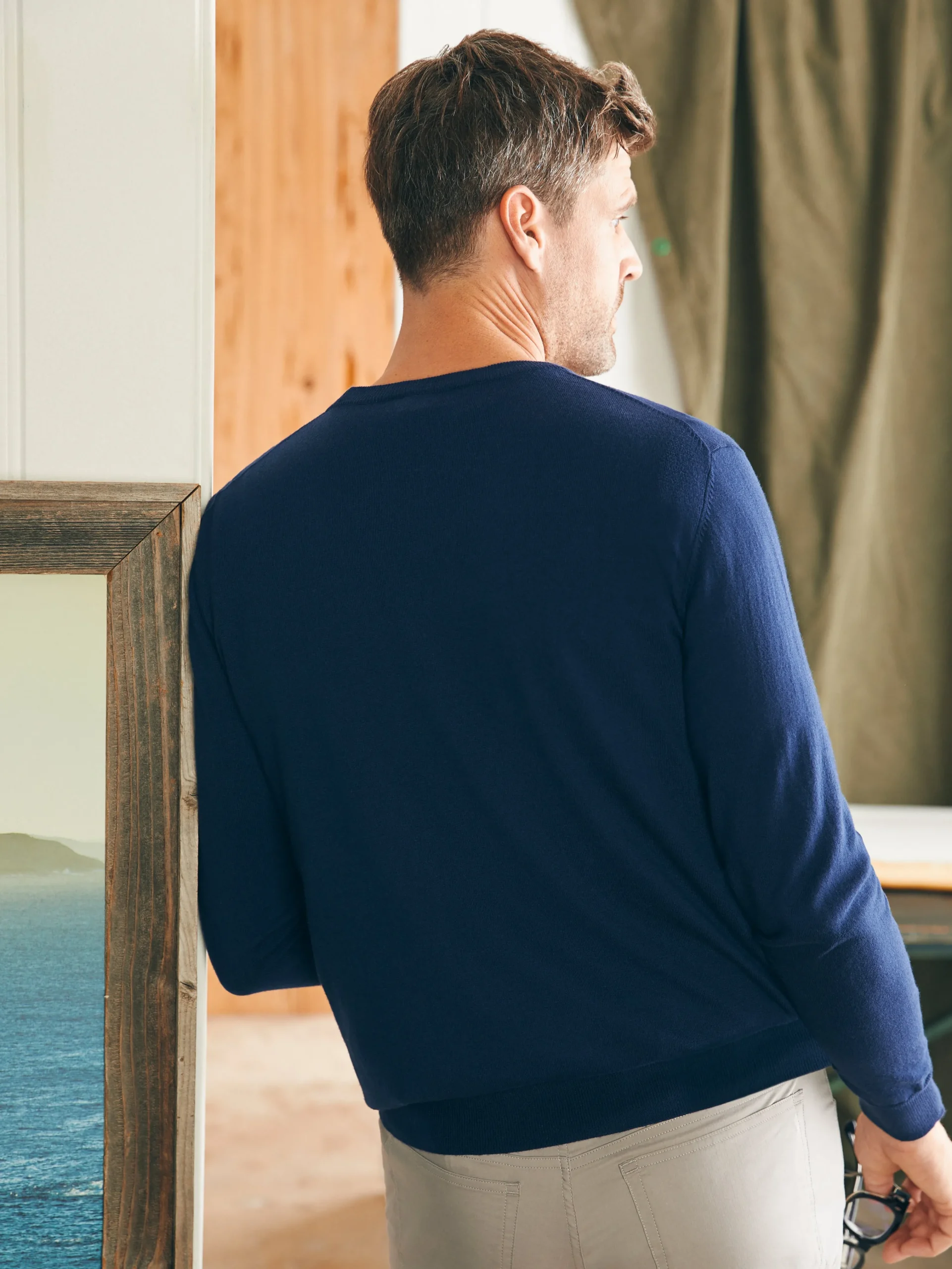 Faherty Brand Movement™ Crewneck Sweater (Tall) -^ Sweaters