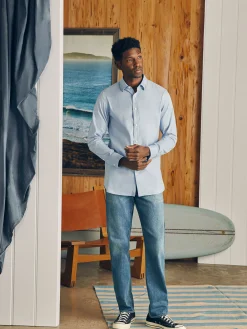Faherty Brand Movement™ Dress Shirt (Tall) -^ Shirts