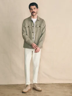 Faherty Brand Movement™ Flex Linen Shirt Jacket -^ Jackets & Vests