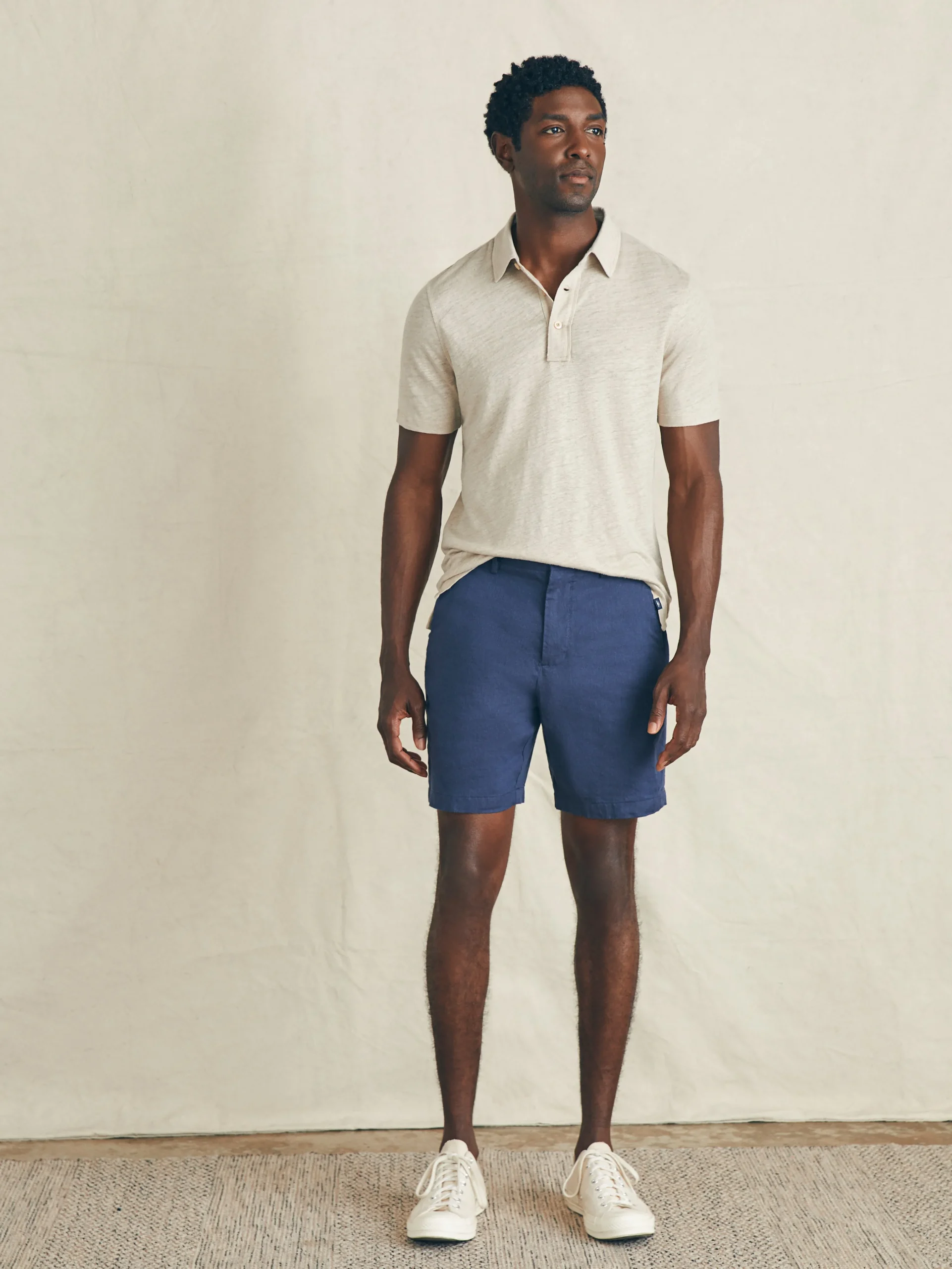 Faherty Brand Movement™ Flex Linen Short (7" Inseam) -^ Shorts