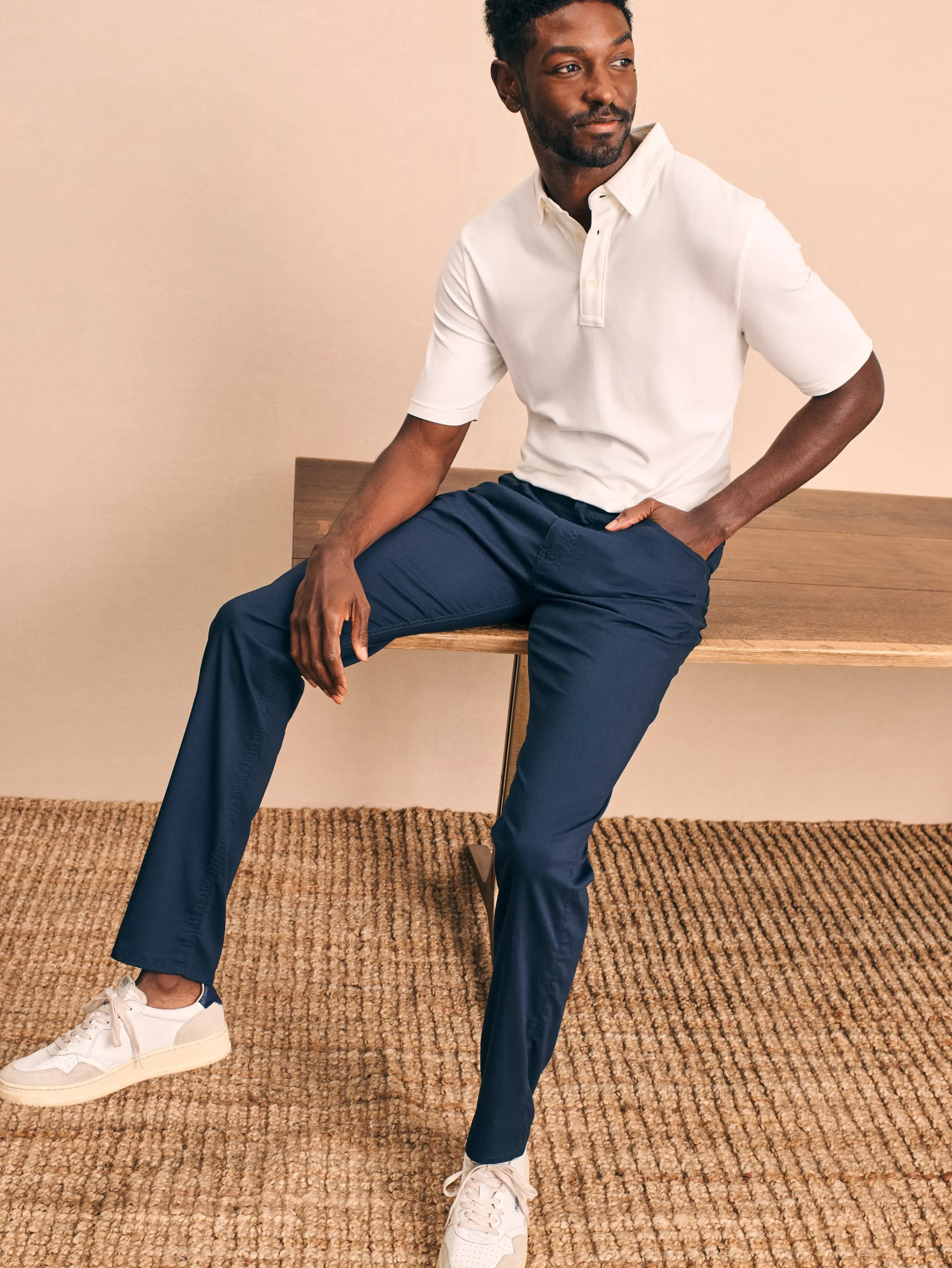 Faherty Brand Movement™ 5-Pocket Pant -^ Pants