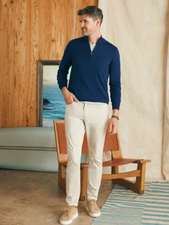 Faherty Brand Movement™ Quarter Zip Sweater -^ Sweaters