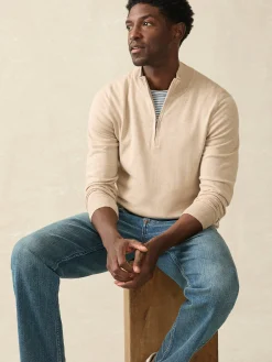 Faherty Brand Movement™ Quarter Zip Sweater -^ Sweaters