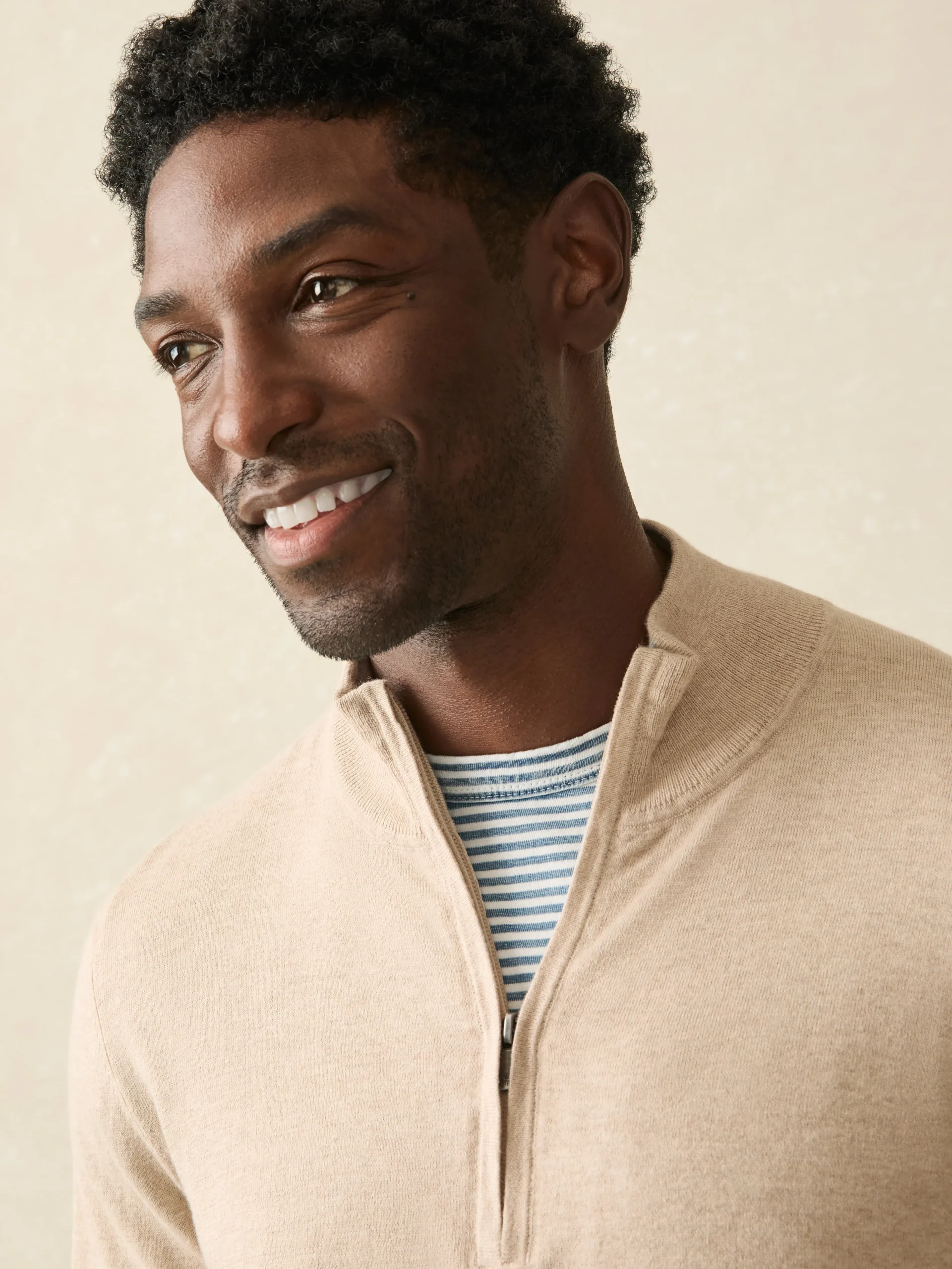 Faherty Brand Movement™ Quarter Zip Sweater -^ Sweaters