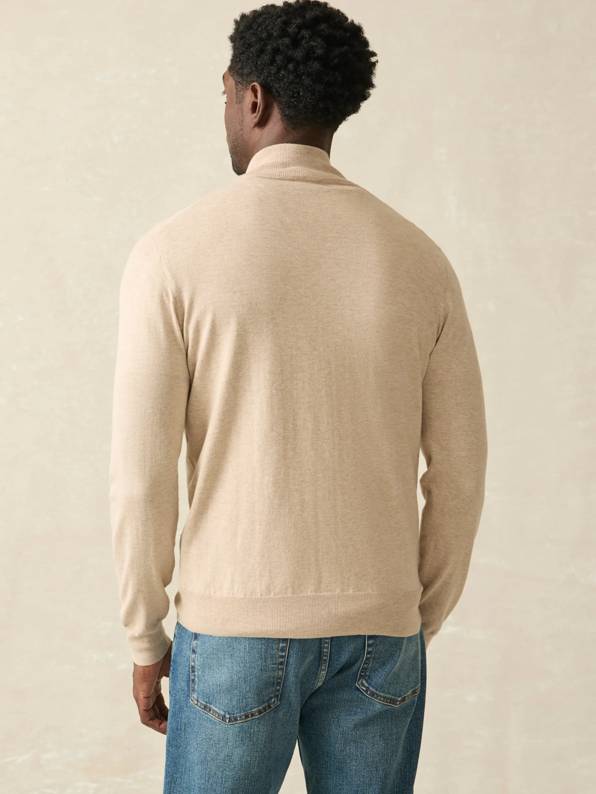 Faherty Brand Movement™ Quarter Zip Sweater -^ Sweaters