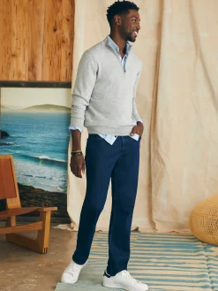 Faherty Brand Movement™ Quarter Zip Sweater -^ Sweaters
