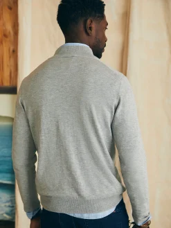 Faherty Brand Movement™ Quarter Zip Sweater -^ Sweaters