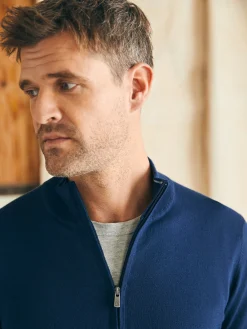 Faherty Brand Movement™ Quarter Zip Sweater (Tall) -^ Sweaters