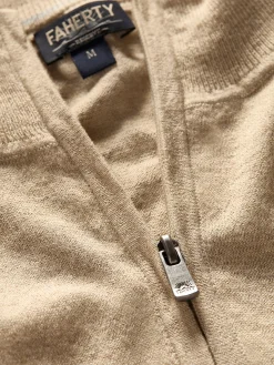 Faherty Brand Movement™ Quarter Zip Sweater (Tall) -^ Sweaters