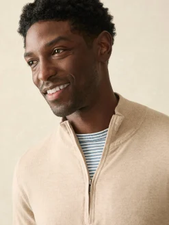 Faherty Brand Movement™ Quarter Zip Sweater (Tall) -^ Sweaters