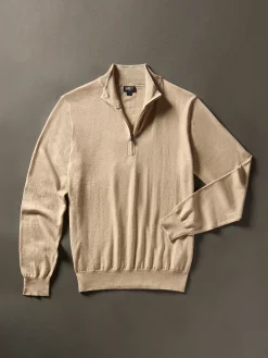 Faherty Brand Movement™ Quarter Zip Sweater (Tall) -^ Sweaters