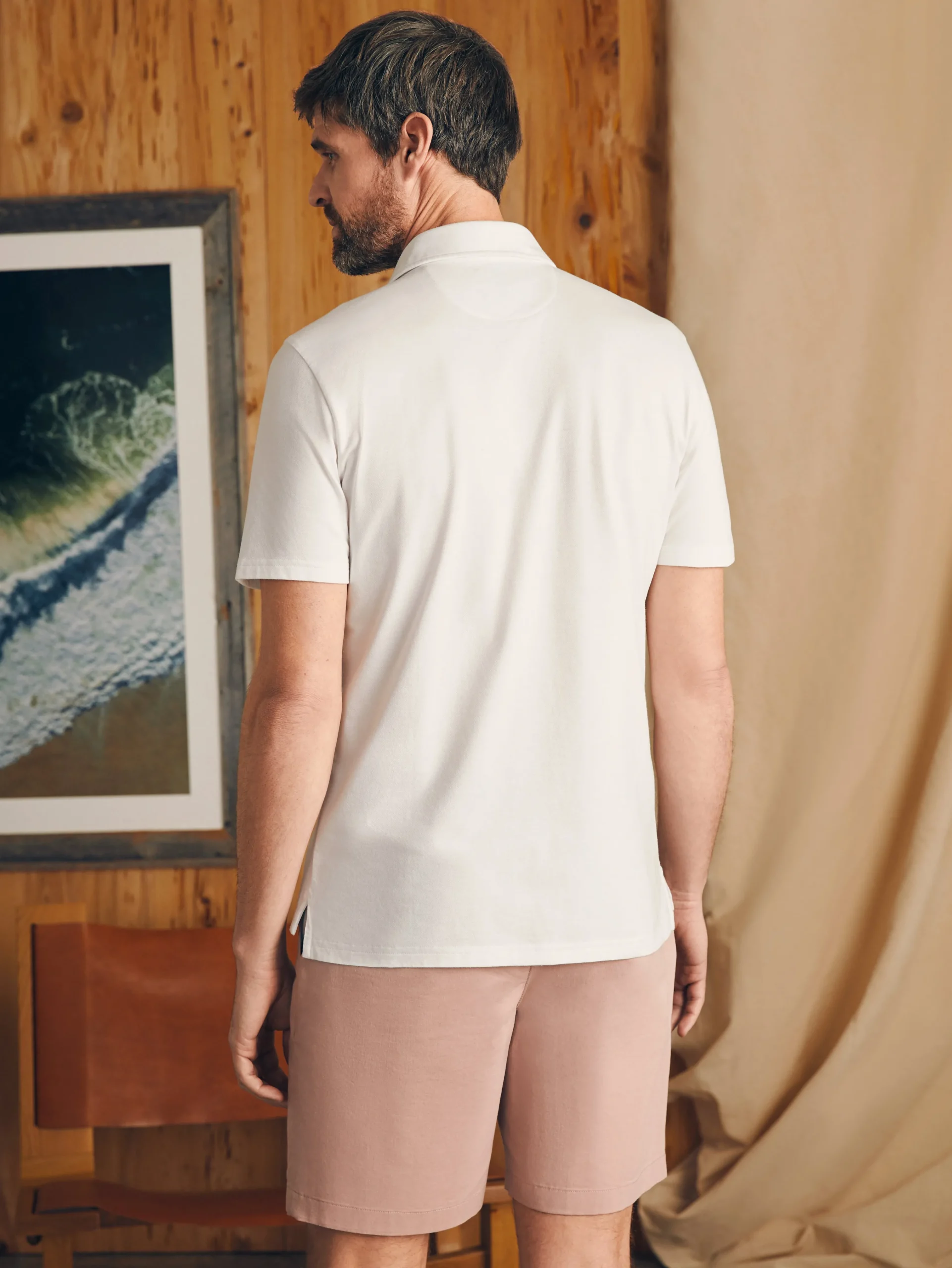 Faherty Brand Movement™ Short-Sleeve Pique Polo Shirt -^ Polo Shirts