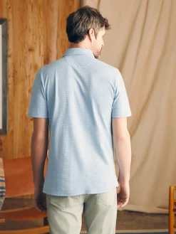 Faherty Brand Movement™ Short-Sleeve Pique Polo Shirt -^ Polo Shirts
