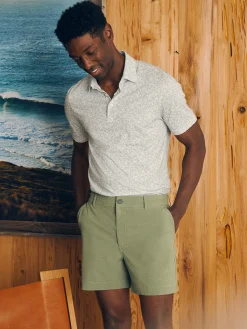 Faherty Brand Movement™ Short-Sleeve Pique Polo Shirt -^ Polo Shirts