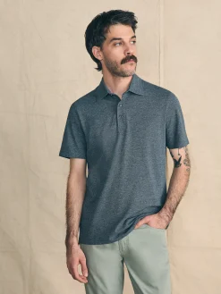 Faherty Brand Movement™ Short-Sleeve Pique Polo Shirt (Tall) -^ Polo Shirts
