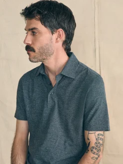Faherty Brand Movement™ Short-Sleeve Pique Polo Shirt (Tall) -^ Polo Shirts