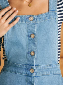 Faherty Brand Organic Cotton Denim Remi Dress -^Women Dresses