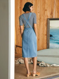 Faherty Brand Organic Cotton Denim Remi Dress -^Women Dresses