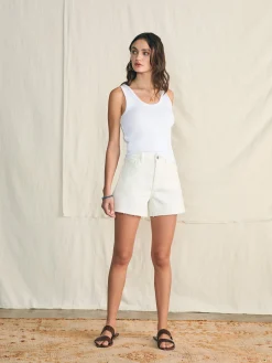 Faherty Brand Organic Cotton Denim Short -^Women Shorts & Skirts
