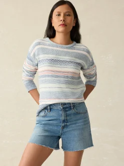 Faherty Brand Organic Cotton Denim Short -^Women Shorts & Skirts