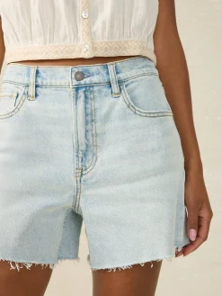 Faherty Brand Organic Cotton Denim Short -^Women Shorts & Skirts