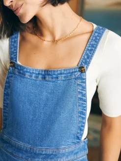 Faherty Brand Organic Cotton Denim Sienna Jumpsuit -^Women Dresses|Overalls & Jumpsuits