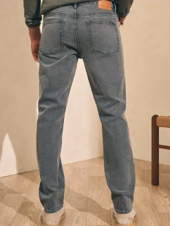 Faherty Brand Organic Cotton Slim Straight Denim (32