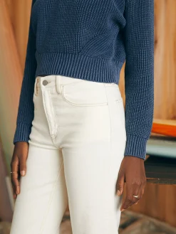 Faherty Brand Organic Cotton Slim Straight Denim -^Women Pants|Jeans