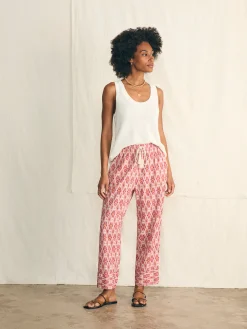 Faherty Brand Pacific Beach Linen Pant -^Women Pants