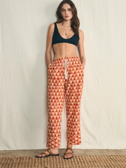 Faherty Brand Pacific Beach Linen Pant -^Women Pants