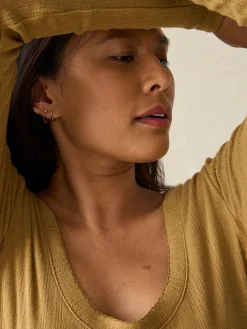 Faherty Brand Pacific Pointelle Scoop Neck -^Women T-Shirts