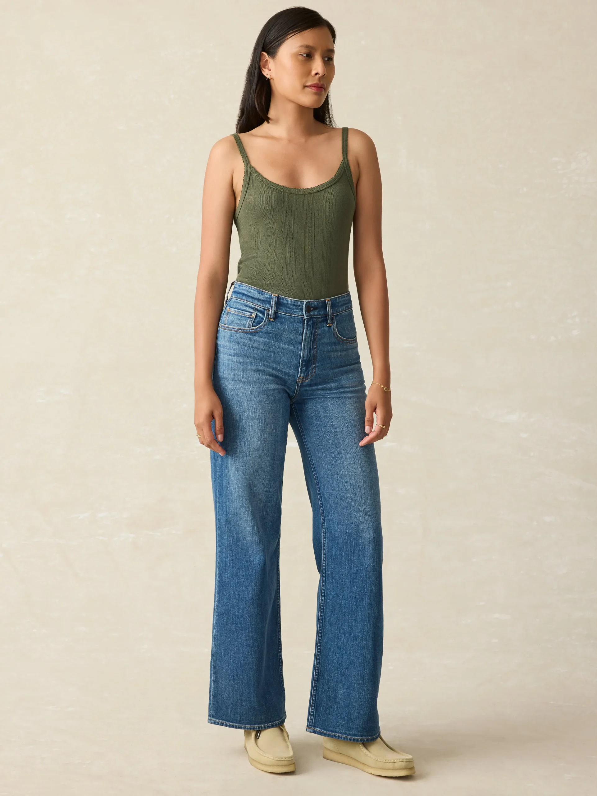 Faherty Brand Pacific Pointelle Tank -^Women T-Shirts