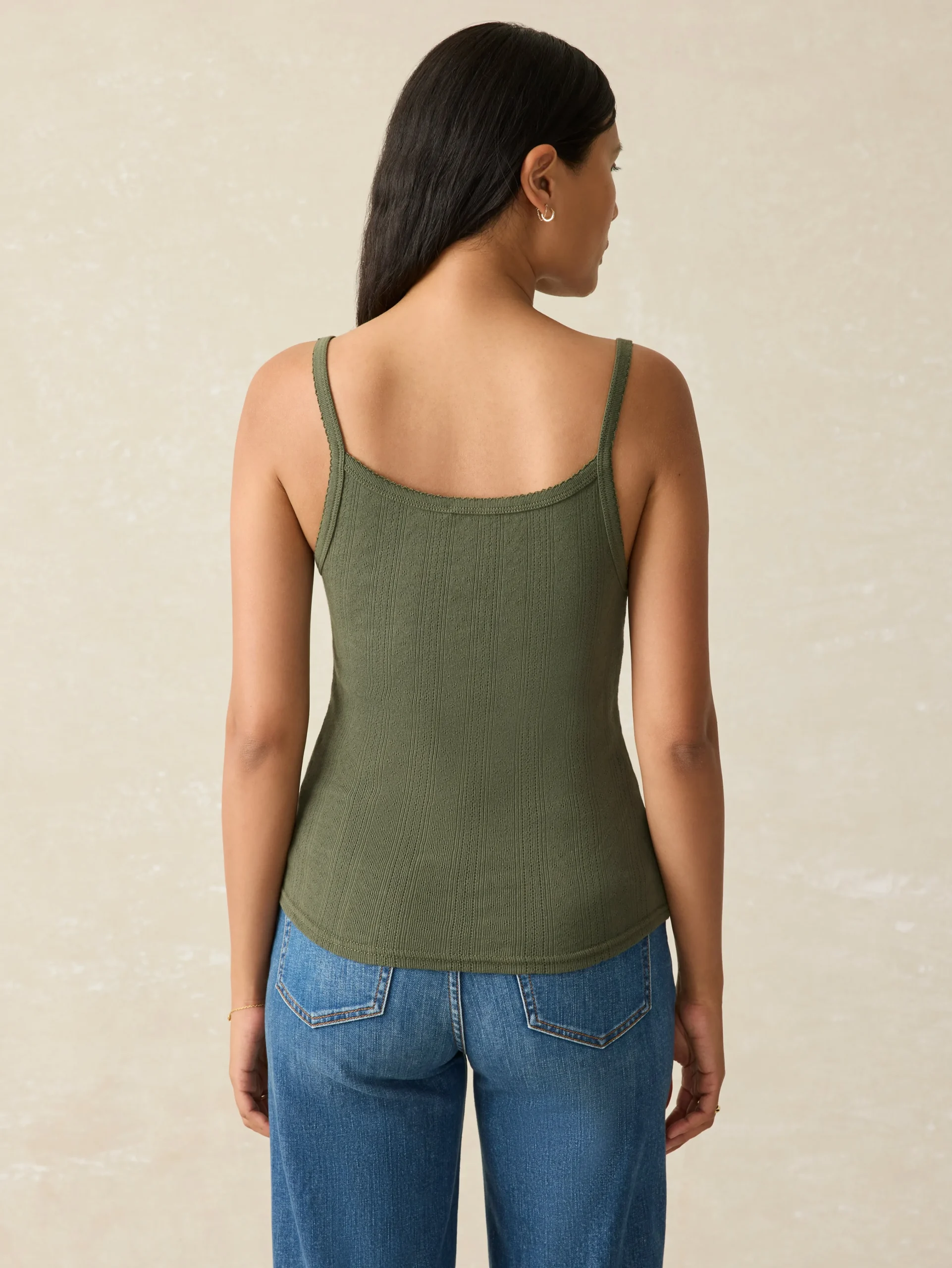 Faherty Brand Pacific Pointelle Tank -^Women T-Shirts