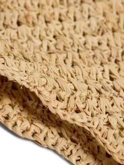 Faherty Brand Raffia Crochet Hobo Tote -^Women Swim|Bags
