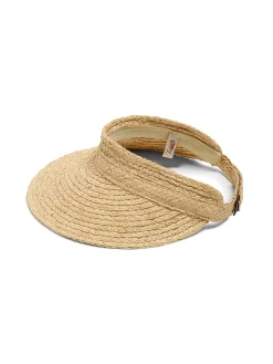Faherty Brand Raffia Packable Visor -^Women Swim|Hats