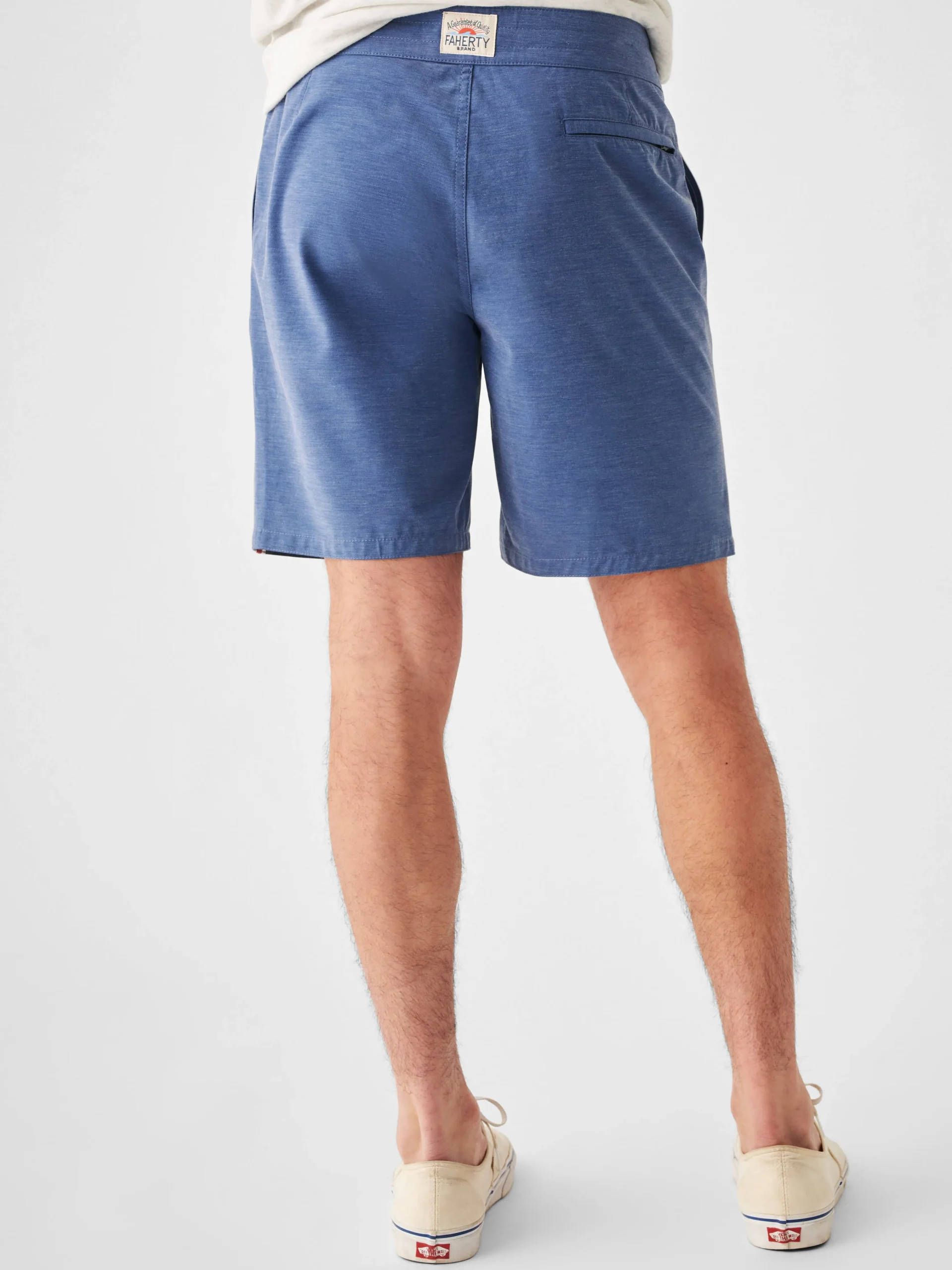 Faherty Brand Retro Surf Stripe Boardshort (7" Inseam) -^ Swim