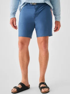 Faherty Brand Retro Surf Stripe Boardshort (7