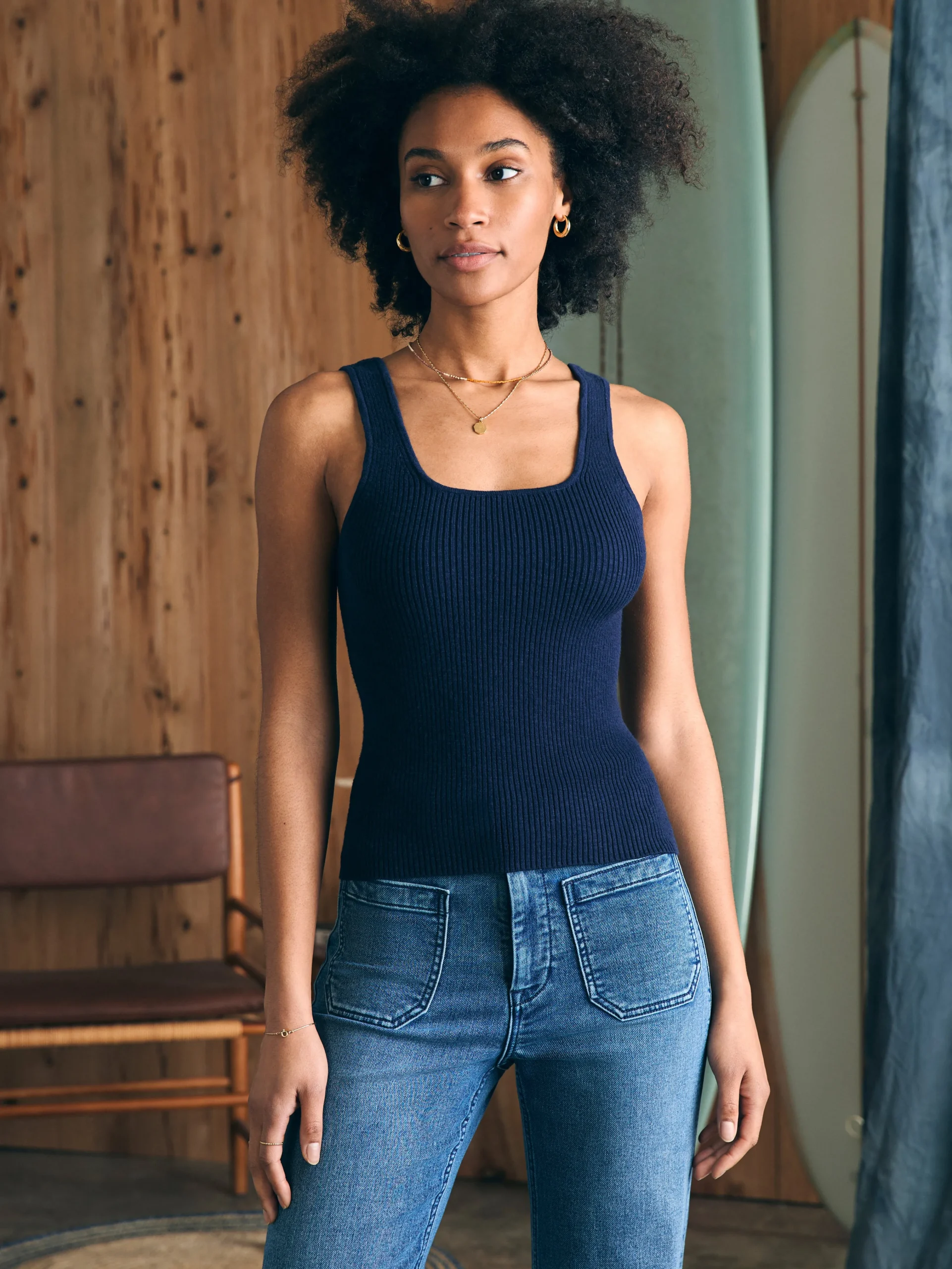 Faherty Brand Rue Sweater Tank -^Women Sweaters