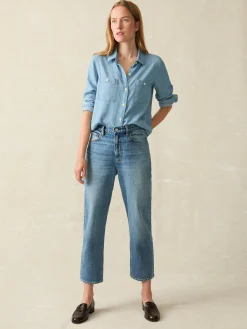 Faherty Brand 90S Crop Jean -^Women Pants