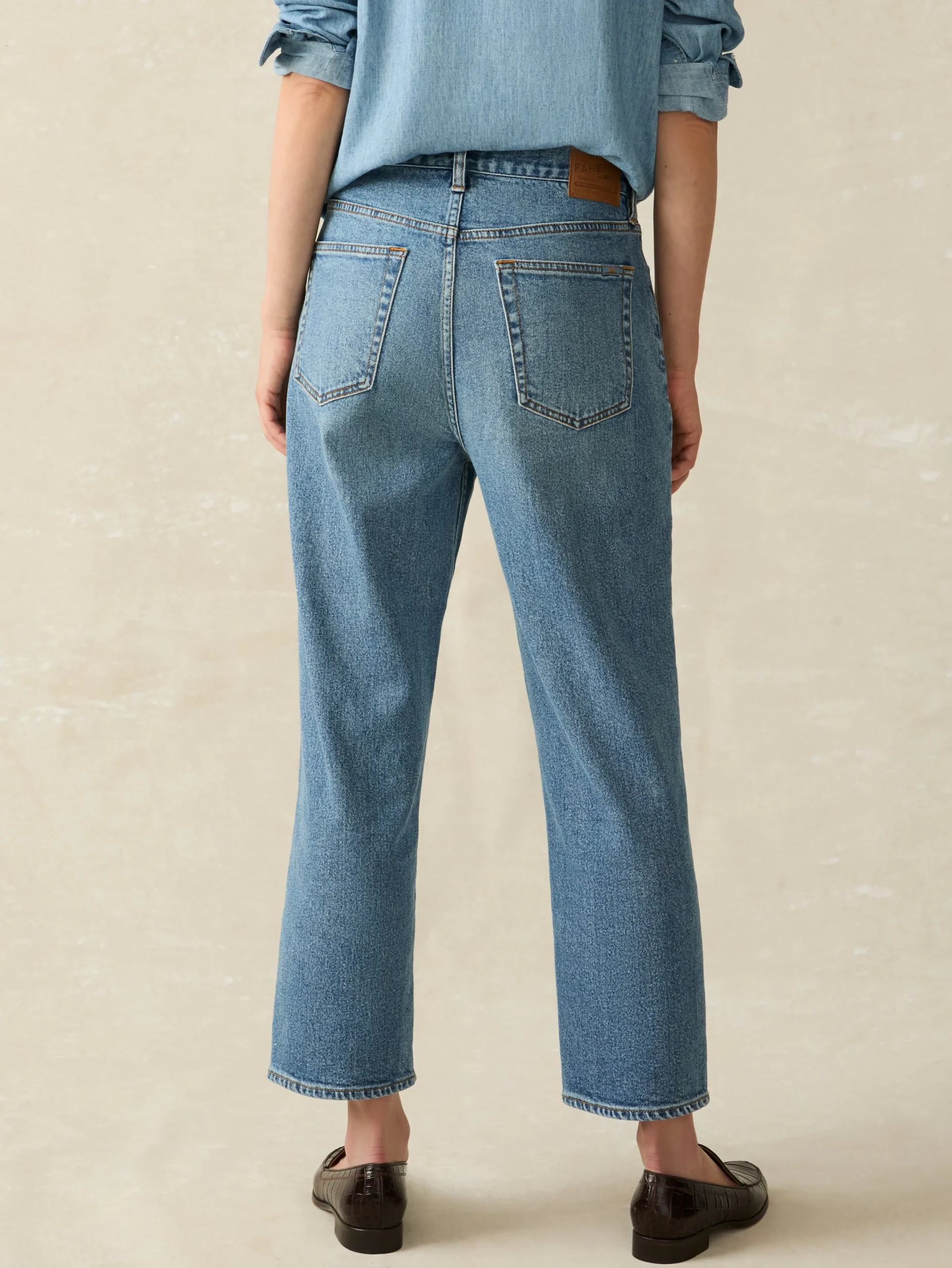 Faherty Brand 90S Crop Jean -^Women Pants