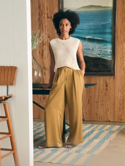 Faherty Brand Sandwashed Silk Gemma Pant -^Women Pants