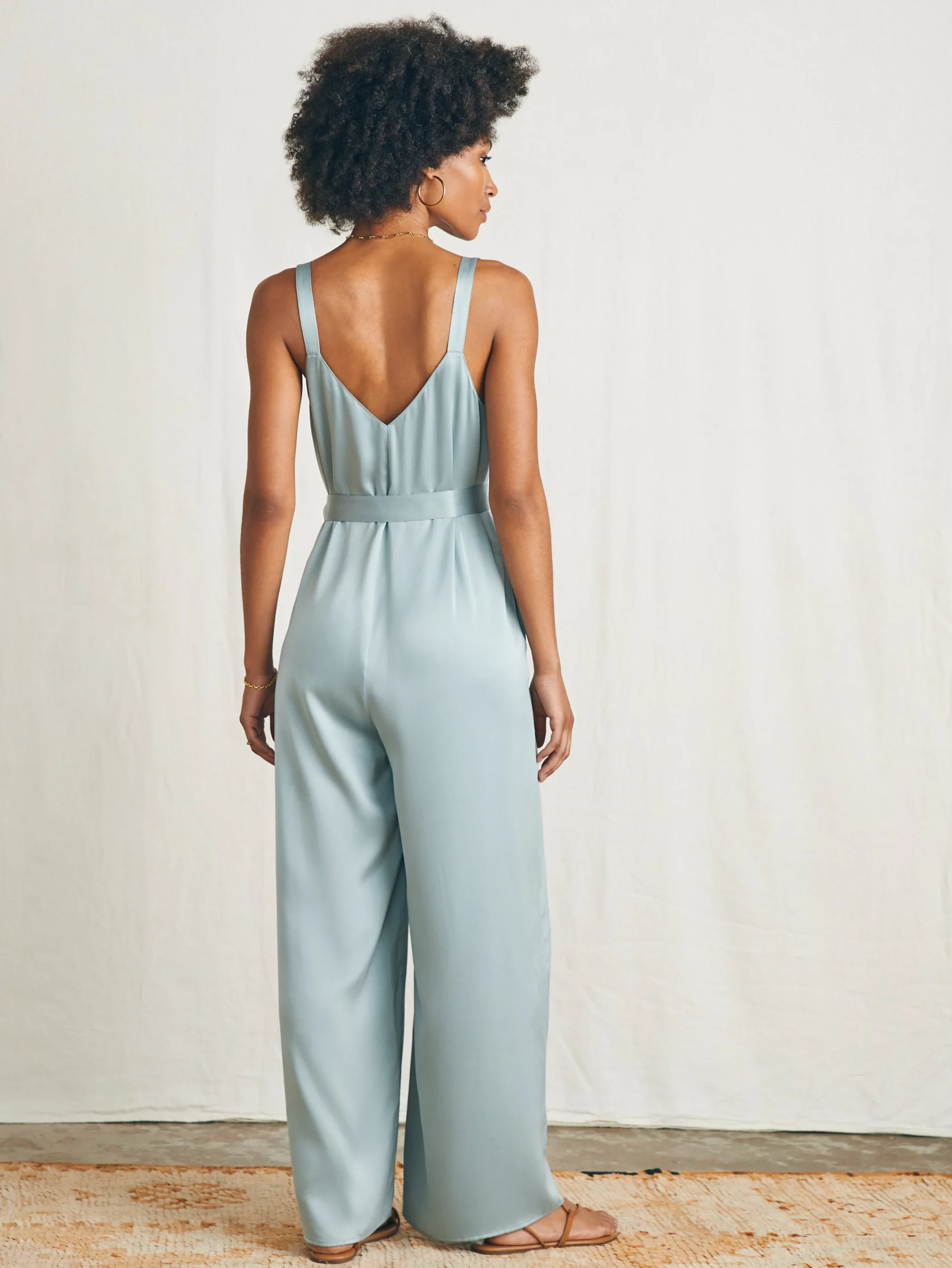 Faherty Brand Sandwashed Silk Jumpsuit -^Women Dresses|Overalls & Jumpsuits